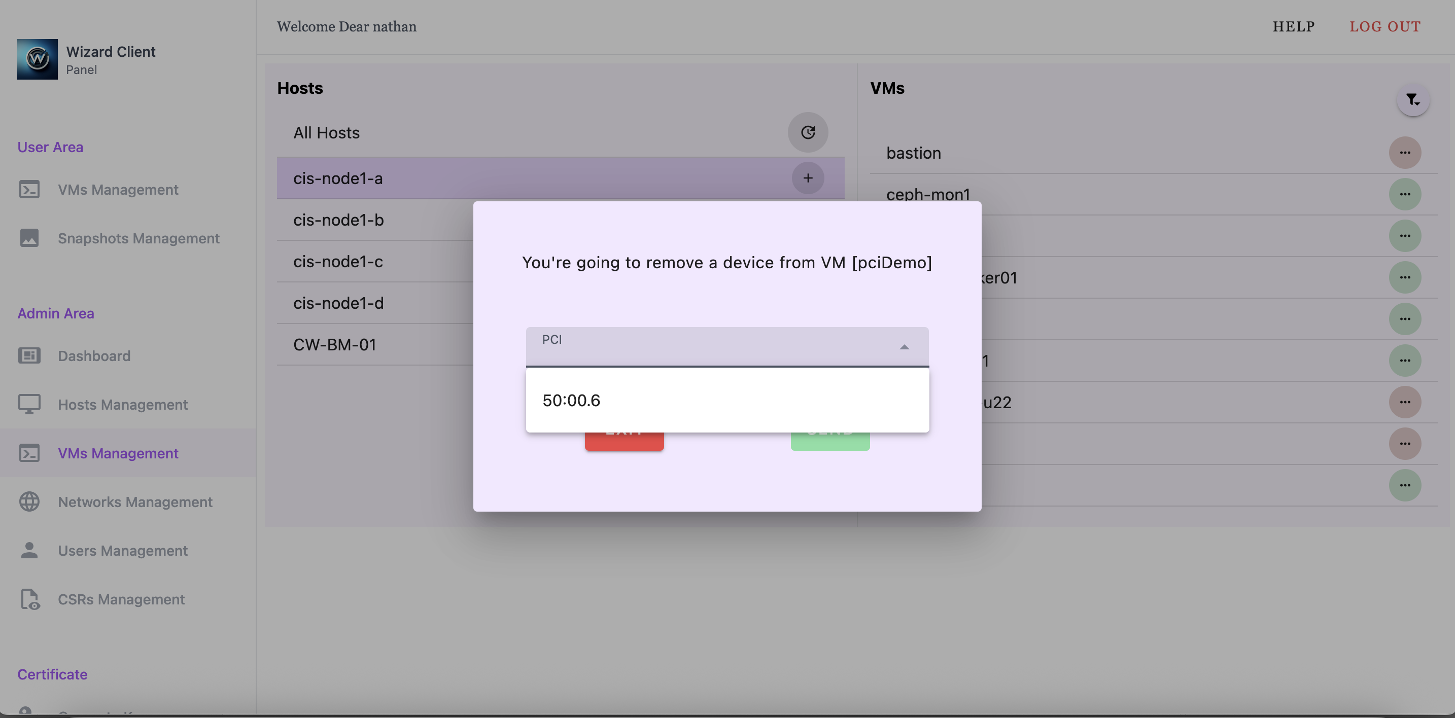 detachPCIDevFromVM